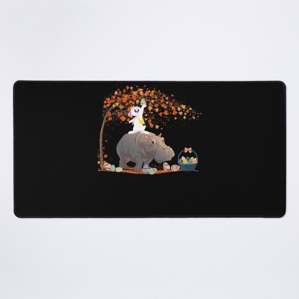 Item preview, Rabbit Riding Hippopotamus Easter Day Bunny Lover designed and sold by alice12S56.
