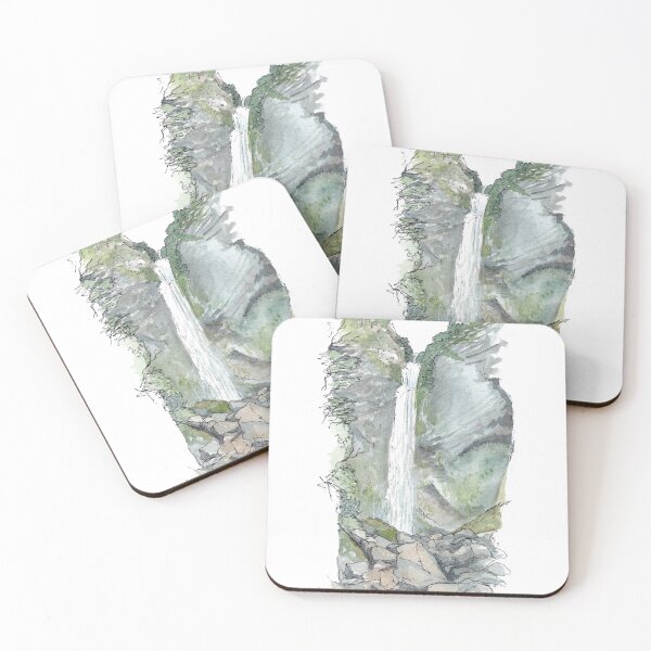 Item preview, Devils Punchbowl - Arthurs Pass Watercolour designed and sold by Tom Napper Design.