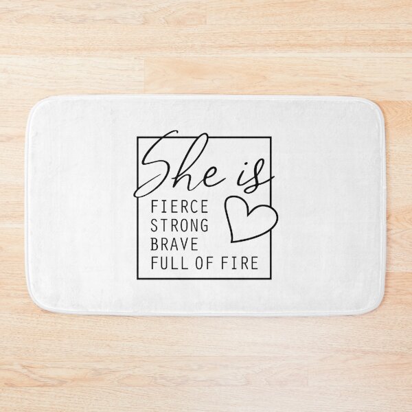 Item preview, Ella es fuerte, feroz, valiente, llena de fuego, feminista, chica fuerte designed and sold by YaliliArt.