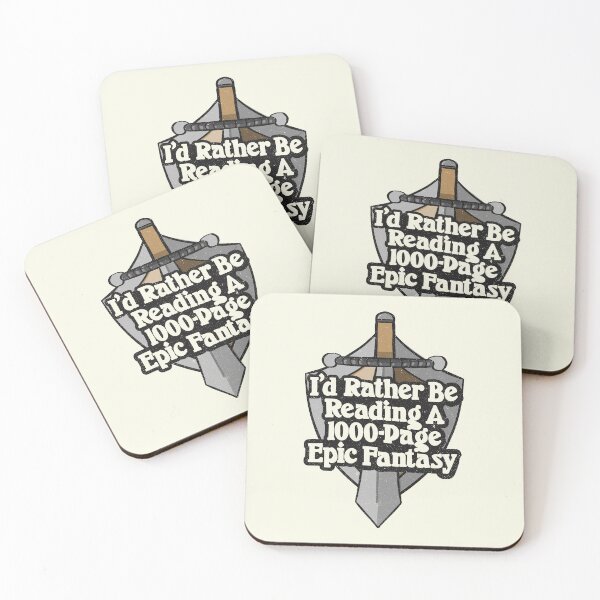 Item preview, I'd Rather Be Reading Epic Fantasy Book Reader Quote designed and sold by Creatively Torn.