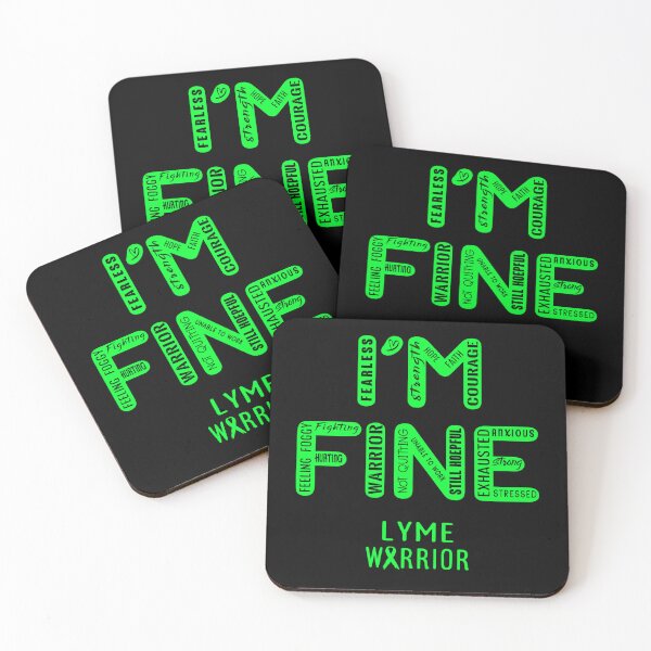 Item preview, Lyme Warrior - I Am FINE, Support Lyme Warrior Support Gifts designed and sold by RidnerStore.