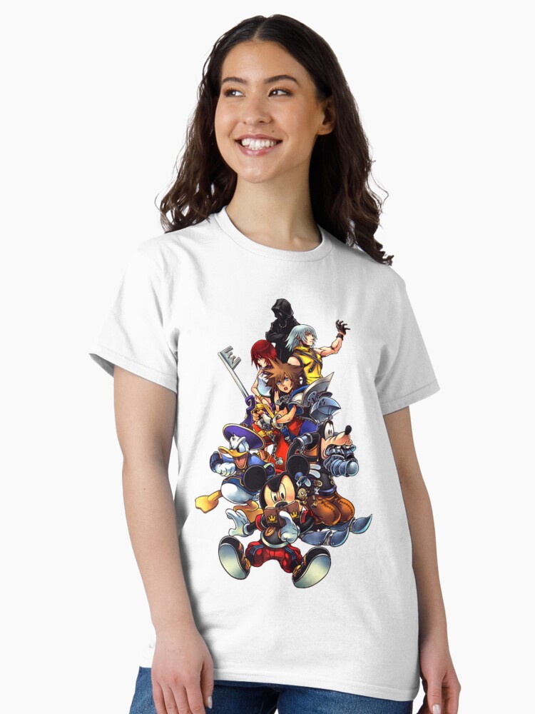 Imagen 2 de 7, Camiseta clásica con la obra Kingdom Hearts 2 Squad, diseñada y vendida por lenashai.