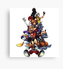 Kingdom Hearts 2 Squad Canvas Print