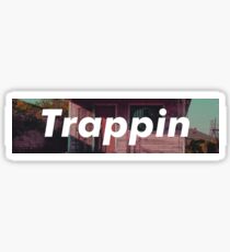 Trappin box logo Sticker