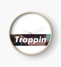 Trappin box logo Clock