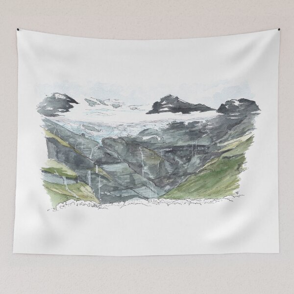 Item preview, Earnslaw Burn 2022 Day 2 Watercolour designed and sold by Tom Napper Design.