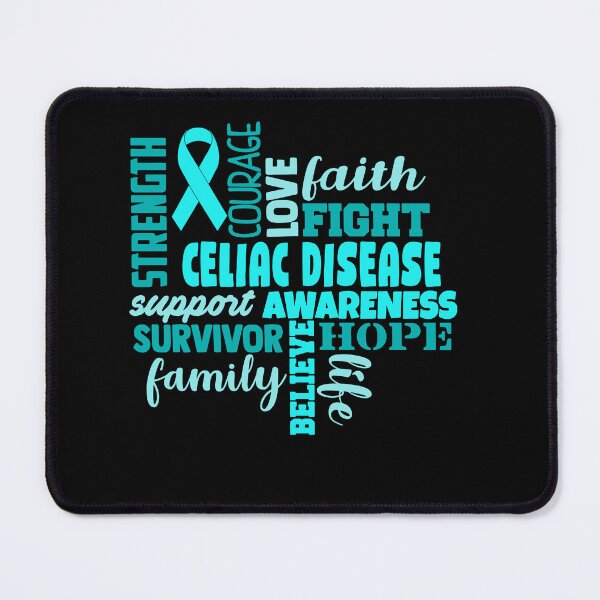 Item preview, Celiac Disease Awareness - Strength Courage Faith Hope Love Fight Support Survivor Family Life Believe designed and sold by Hilten.