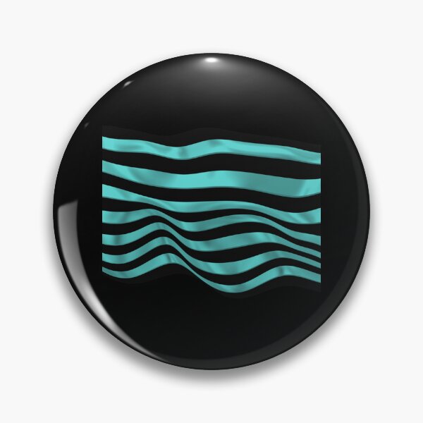 Item preview, Black And Blue Wavy Stripes Fashion Classic T-Shirt designed and sold by lewisnash6.