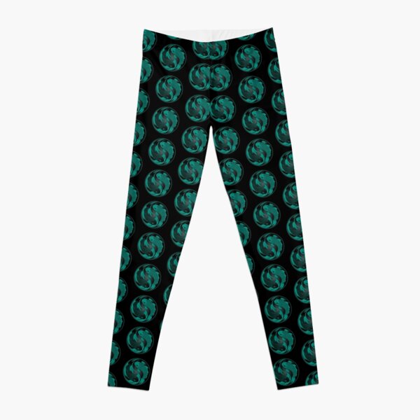 Ying and Yang Coi With Lotus Leggings by quinn.mckayla