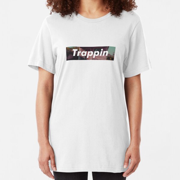Trappin box logo Slim Fit T-Shirt
