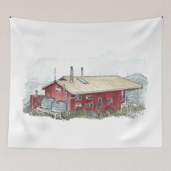 Item preview, Moonlight Tops, Paparoa Track Watercolour designed and sold by Tom Napper Design.