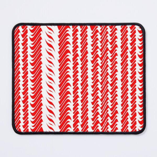 Item preview, Abstract pattern waves design in white and red designed and sold by Becky Hunter.