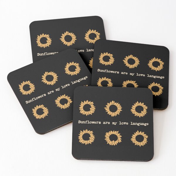 Item preview, Sunflowers are my love language/ illustration designed and sold by Blume-Corner.
