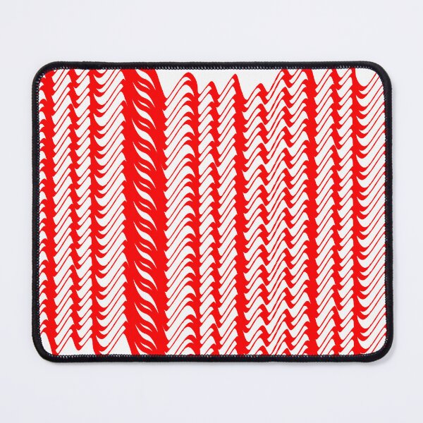 Item preview, Abstract pattern waves design in red and white designed and sold by Becky Hunter.