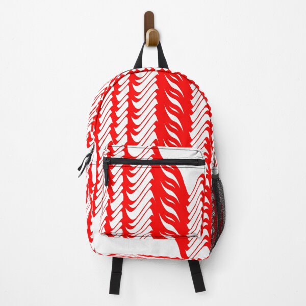 Item preview, Abstract pattern waves design in red and white designed and sold by Becky Hunter.