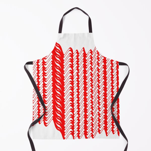 Item preview, Abstract pattern waves design in red and white designed and sold by Becky Hunter.