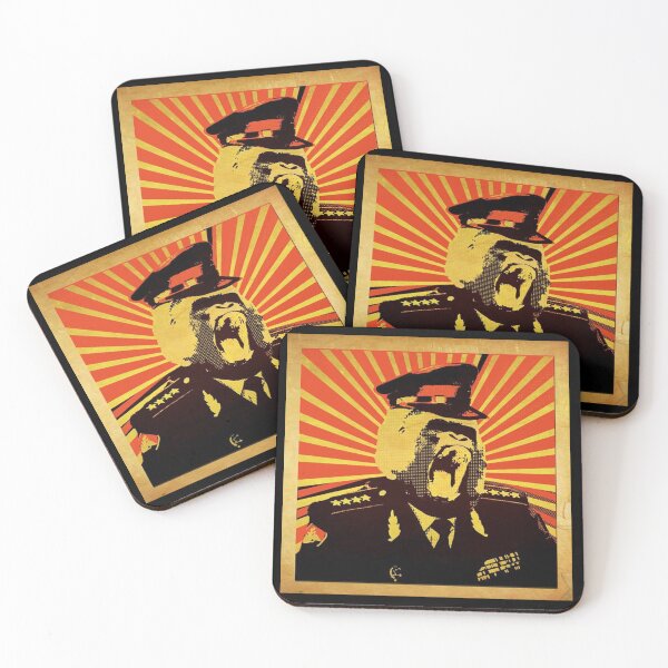 Item preview, Propaganda Stickers - Street Art Gorilla - War - Propaganda designed and sold by CattlettArt.