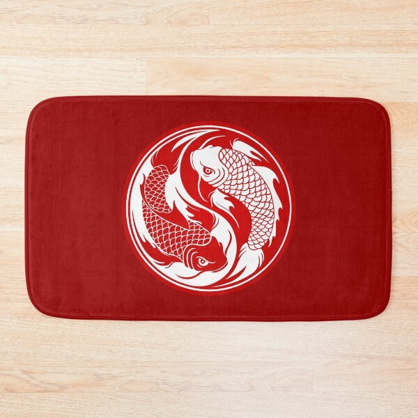 Item preview, Red and White Yin Yang Koi Fish designed and sold by JeffBartels.