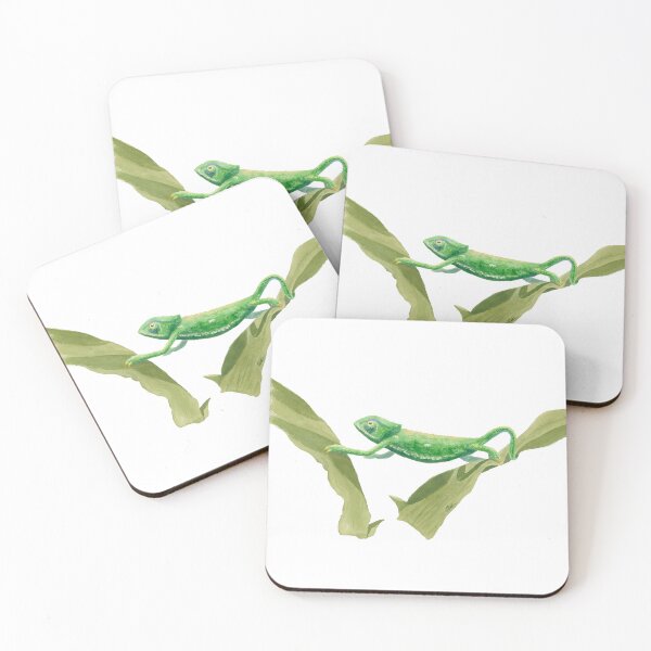 Item preview, Hang in There, Green Chameleon  designed and sold by WaterStrokesArt.