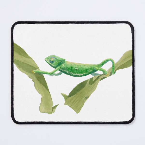 Item preview, Hang in There, Green Chameleon designed and sold by WaterStrokesArt.