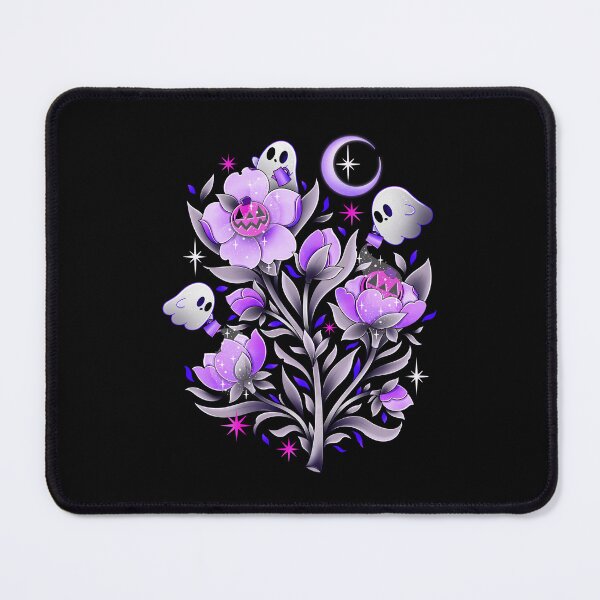 Item preview, Halloween floral ghost plant with ghosts  designed and sold by Texdoodles.