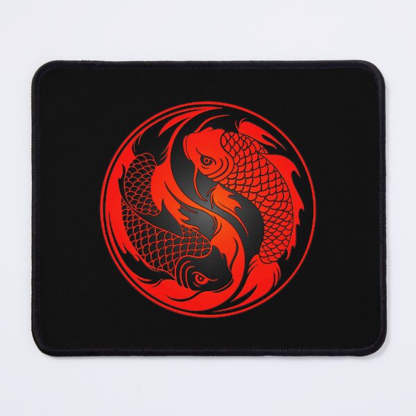 Item preview, Red and Black Yin Yang Koi Fish designed and sold by JeffBartels.