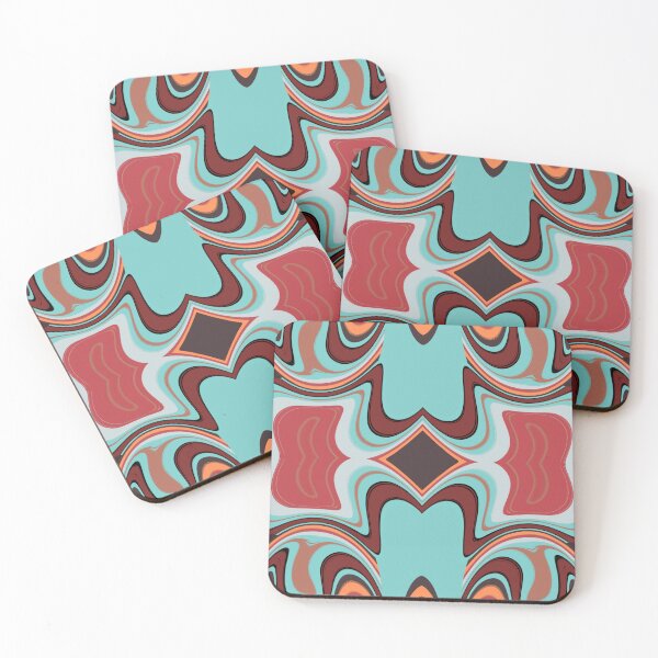 Item preview,  Repeating Graphic Block | Modern Design | Seamless Pattern | "Cherry Swirl" designed and sold by The Bubble 1307.