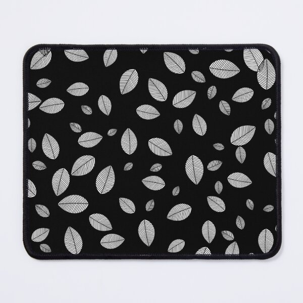 Item preview, Minimalist Leaves Pattern ,Natural Black and White designed and sold by zaysa.
