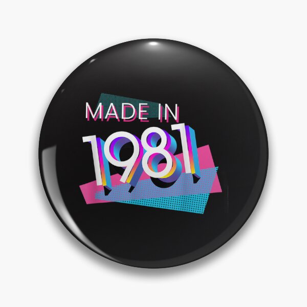 Item preview, Made in 1981 Retro 80s Style 40th Birthday Year Custom Women  designed and sold by OsacmOachos.