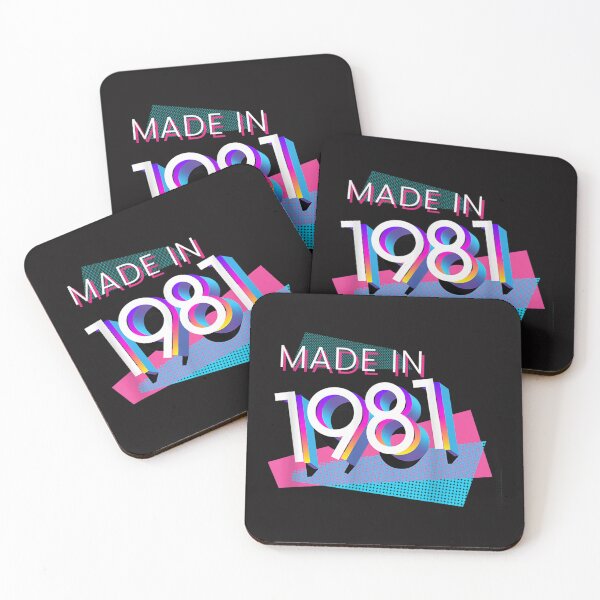Item preview, Made in 1981 Retro 80s Style 40th Birthday Year Custom Women  designed and sold by OsacmOachos.