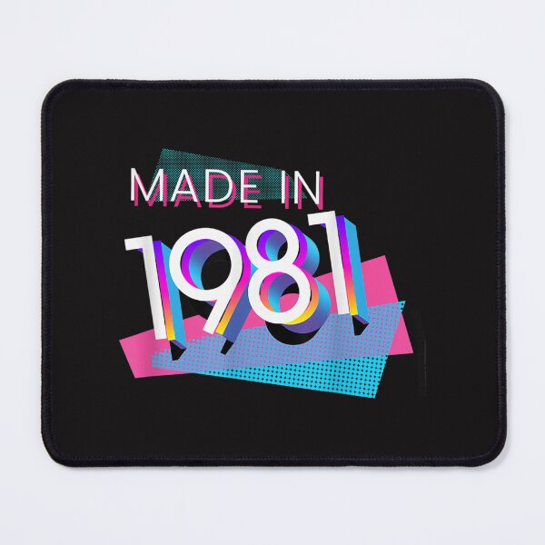 Item preview, Made in 1981 Retro 80s Style 40th Birthday Year Custom Women designed and sold by OsacmOachos.