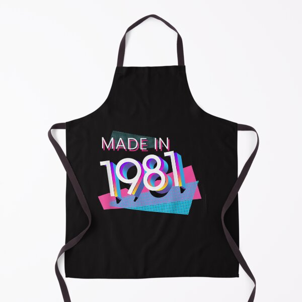 Item preview, Made in 1981 Retro 80s Style 40th Birthday Year Custom Women designed and sold by OsacmOachos.