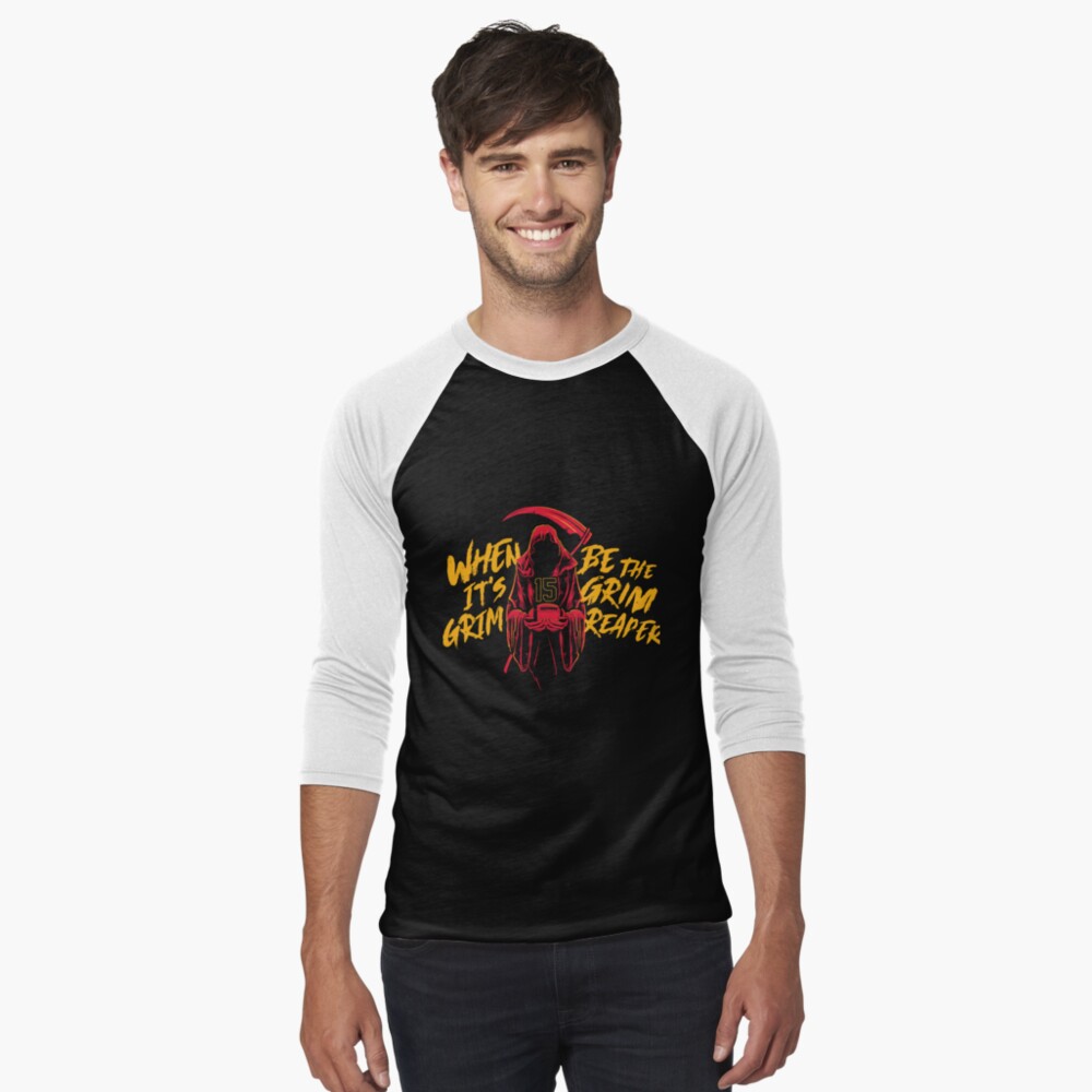 Kansas City Chiefs Grim Reaper T-Shirt | Art Board Print