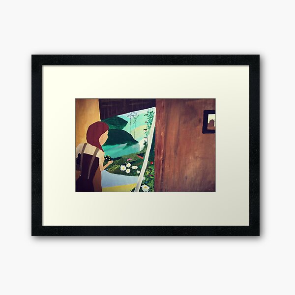 "We're not in Kansas anymore." Framed Art Print