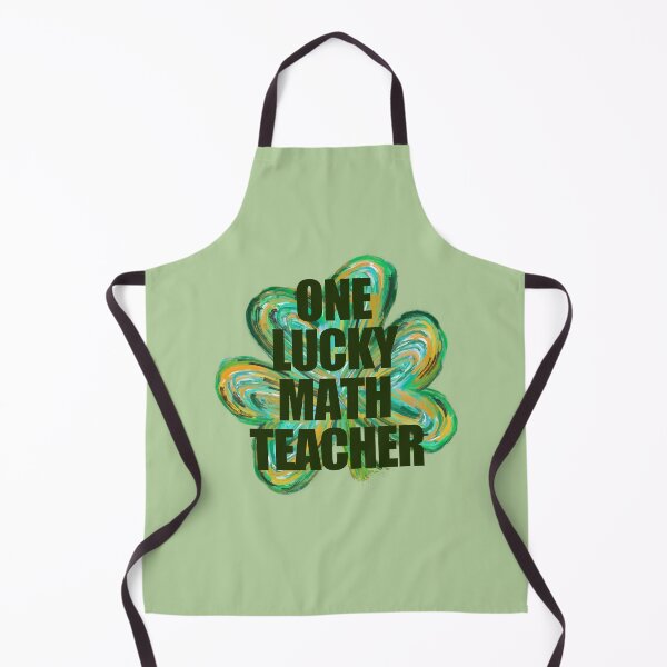 Item preview, one lucky math teacher designed and sold by JavierShih.