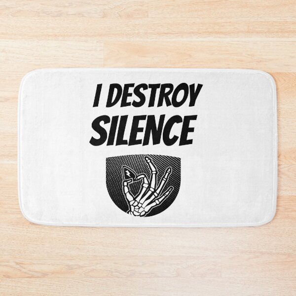 Item preview, I Destroy Silence - Guitarist designed and sold by designs from musicians for musicians.