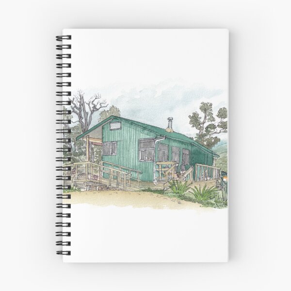 Item preview, Pororari Hut - Paparoa Track Watercolour designed and sold by Tom Napper Design.