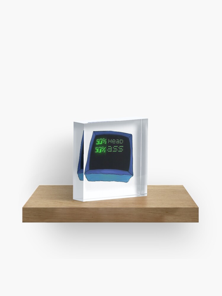 Head Ass Karen Computer Meme Acrylic Block By Rb12345 Redbubble