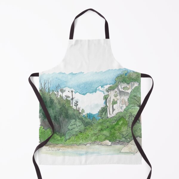 Item preview, Pororari River Gorge - Paparoa Track Watercolour designed and sold by Tom Napper Design.