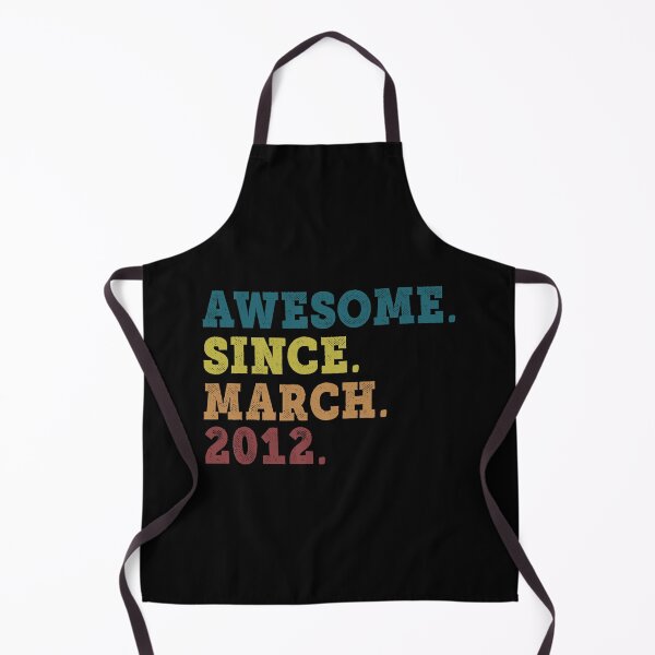 Item preview, Awesome Since March 2012 Retro Vintage 10th Birthday Gift designed and sold by designbychow.