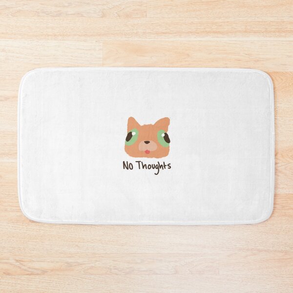 Item preview, No Thoughts Orange Cat designed and sold by NoLife Artist.