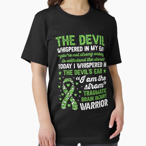 Item preview, I Am The Storm Traumatic Brain Injury Warrior Shirt, TBI Awareness Shirt, Green Ribbon Shirt, Brain Is Healing Shirt, Brain Surgery Shirt designed and sold by aymob.