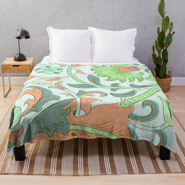 Item preview, Green Orange Lodden Pattern by William Morris designed and sold by fowons.