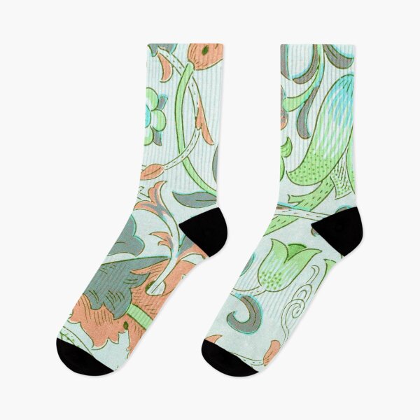 Item preview, Green Orange Lodden Pattern by William Morris designed and sold by fowons.