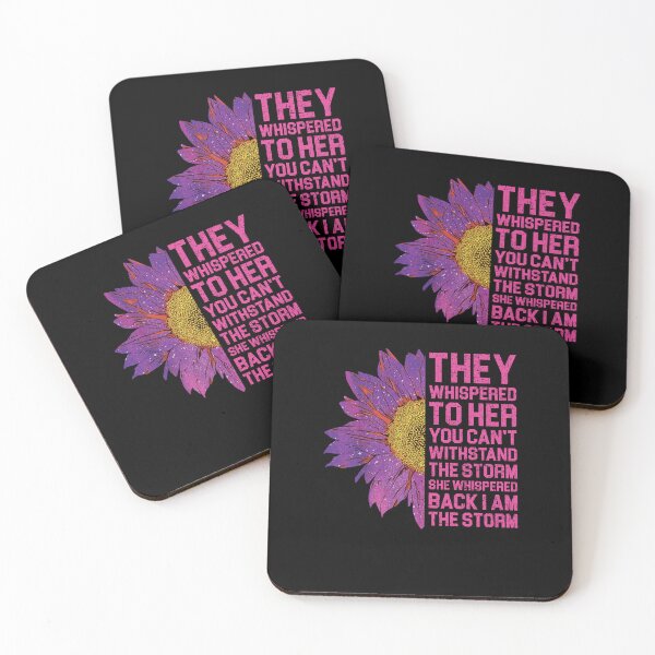 Item preview, They Whispered To Her You Cannot Withstand The Storm Shirt, Feminist Shirt, Flower Shirt, Breast Cancer Shirt, Sassy Gift, Women Empowerment designed and sold by aymob.
