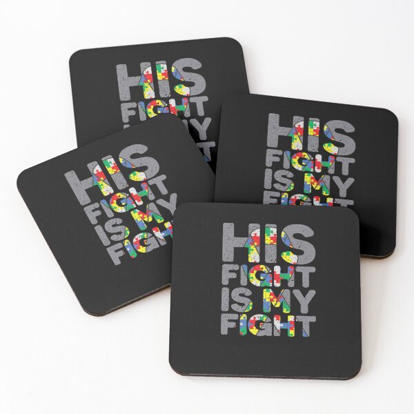 Item preview, His Fight is My Fight Autism Awareness designed and sold by Cansellerma.