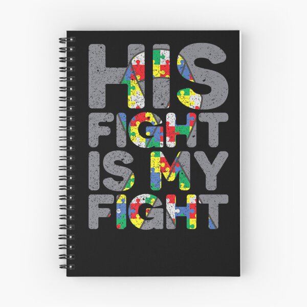 Item preview, His Fight is My Fight Autism Awareness designed and sold by Cansellerma.