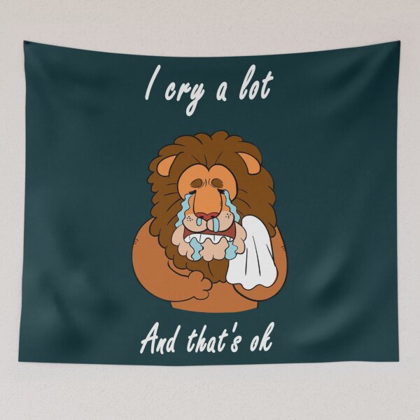 Item preview, i cry a lot and that_s ok       designed and sold by PressedApparel.