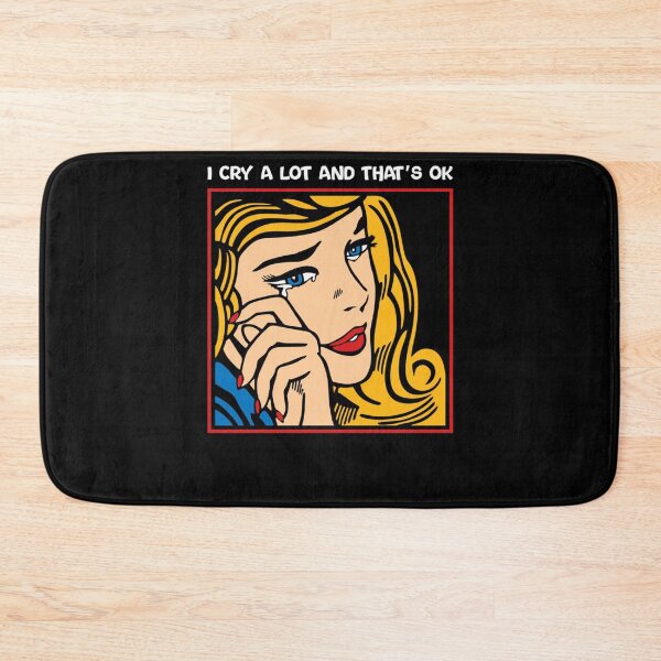 Item preview, I CRY A LOT AND THAT’S OK   designed and sold by PressedApparel.