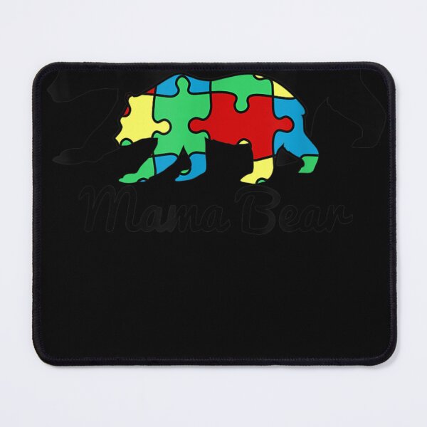 Item preview, Autism Mama Bear with Child T Shirt Awareness Puzzle Cub designed and sold by Cansellerma.